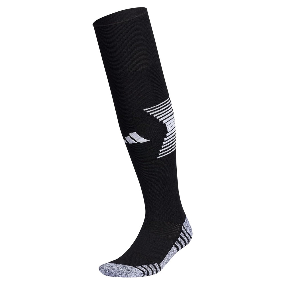 ADIDAS Team Speed Over The Calf Soccer Socks sz M Medium (5-8) Black White